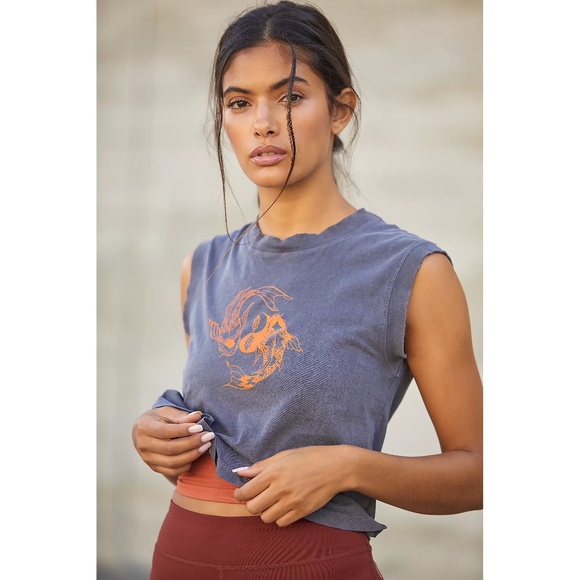 Free People Tops - FP | Movement Don't Be Koi Tee Sporty Muscle Tank